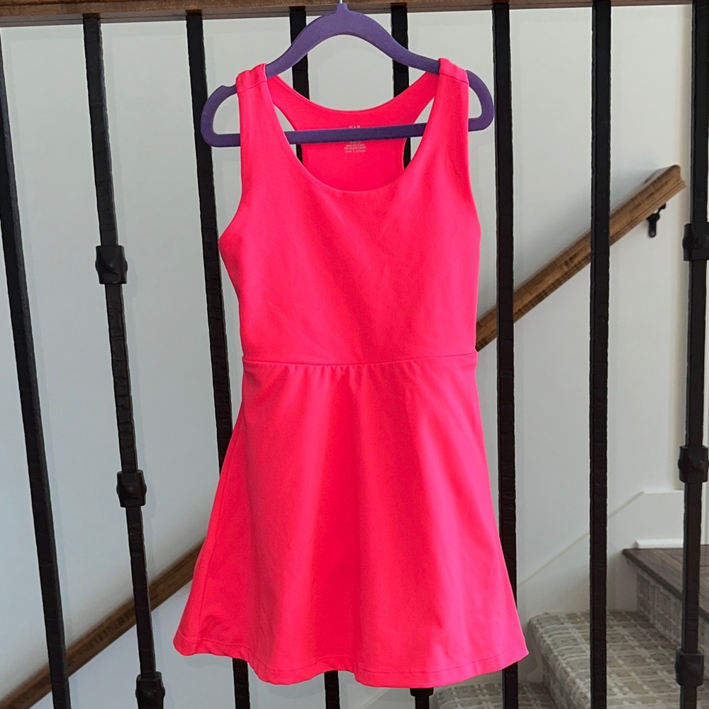 GAP Kids | Neon Pink Athletic Tank Dress | size S